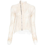 Giacca Naska Gary con paillettes in avorio Rick Owens Lilies - donna 