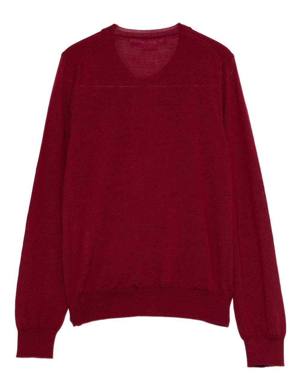 Cardigan a maniche lunghe in bordeaux Comme des garcons comme des garcons - donna 