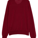 Cardigan a maniche lunghe in bordeaux Comme des garcons comme des garcons - donna 