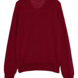 Cardigan a maniche lunghe in bordeaux Comme des garcons comme des garcons - donna 