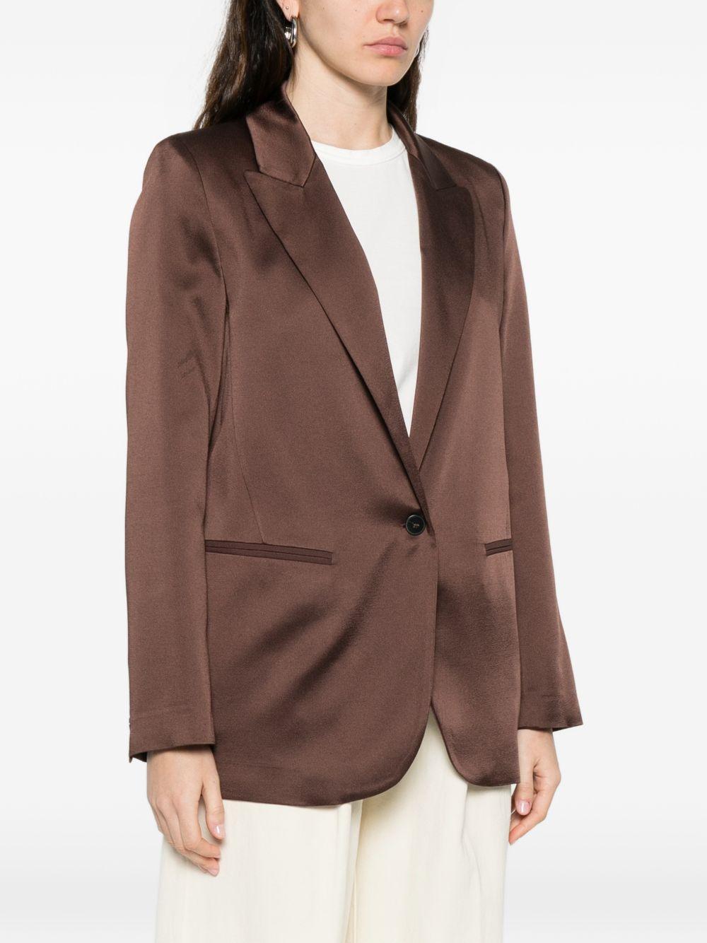 Giacca monopetto in marrone Forte forte - donna 