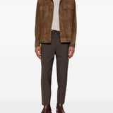 Pantaloni con coulisse covents in marrone Briglia 1949 - uomo 