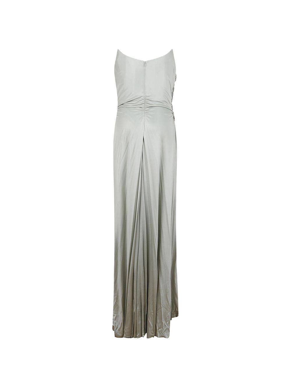 Abito lungo Corinne in verde menta Costarellos - donna 