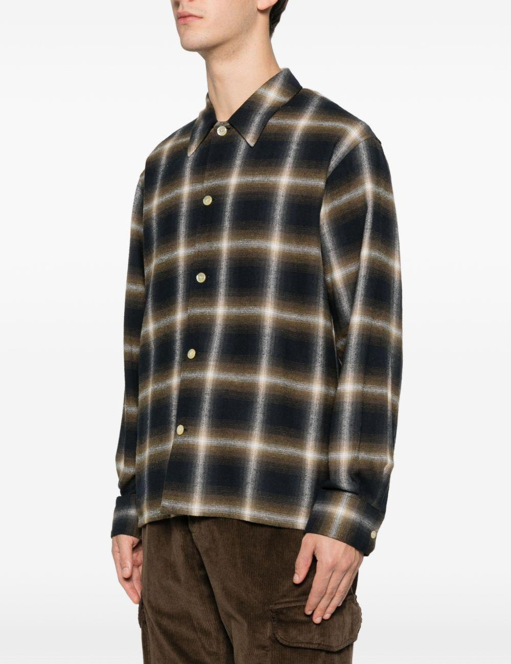 Camicia a quadri multicolore Second layer - uomo 