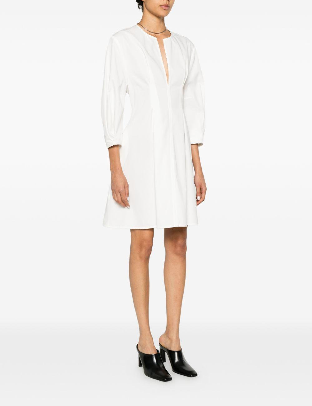 Abito con maniche balloon in bianco Toteme - donna 