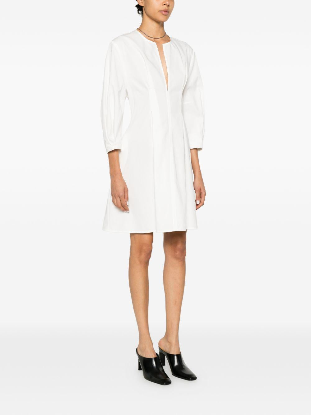 Abito con maniche balloon in bianco Toteme - donna 
