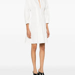 Abito con maniche balloon in bianco Toteme - donna 