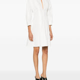 Abito con maniche balloon in bianco Toteme - donna 