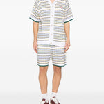Camicia a righe in bianco Casablanca - uomo 