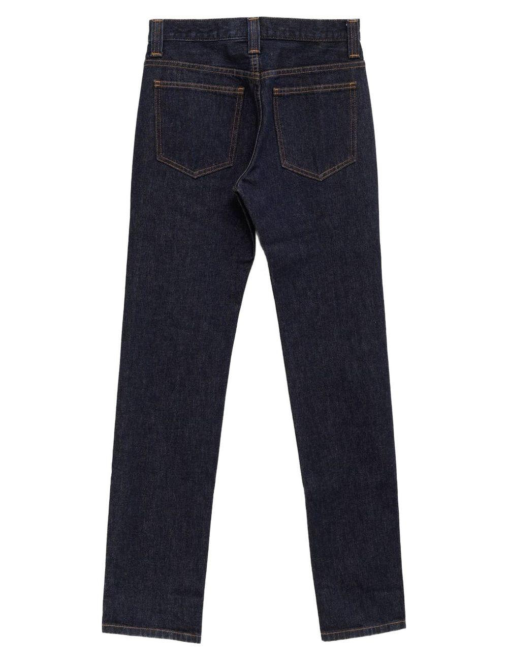 Jeans in denim con zip in blu Khaite - donna 
