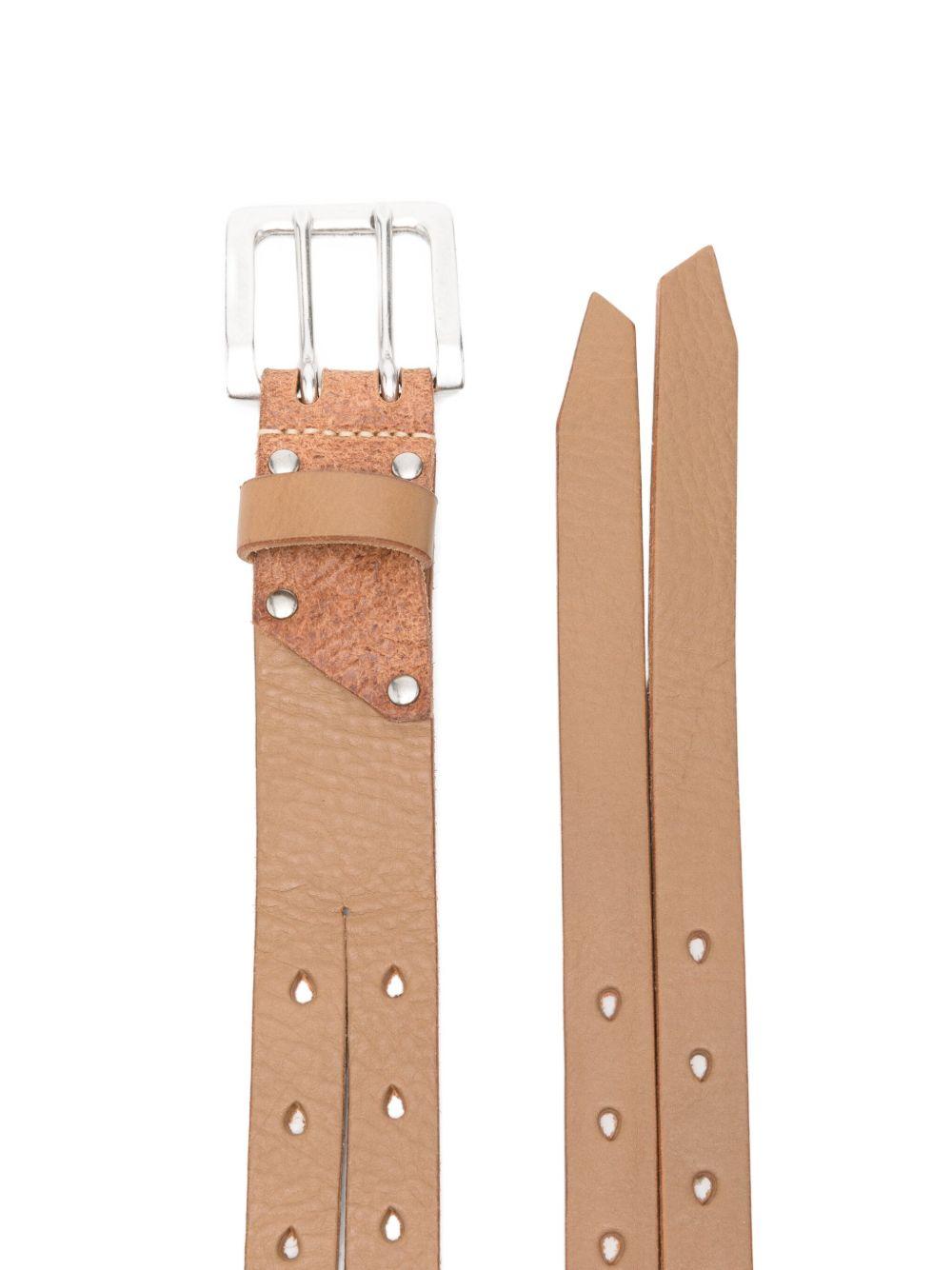 Cintura con fibbia  in beige Our legacy - uomo 