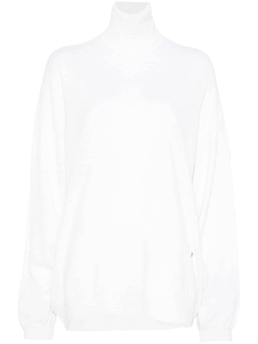 Maglione Golden M in bianco Moschino - donna 