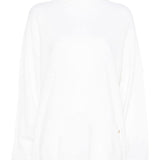 Maglione Golden M in bianco Moschino - donna 