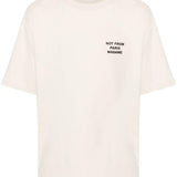 T-shirt con stampa in beige Drole de monsieur - uomo 