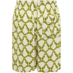 Shorts con coulisse in bianco Laneus - uomo 