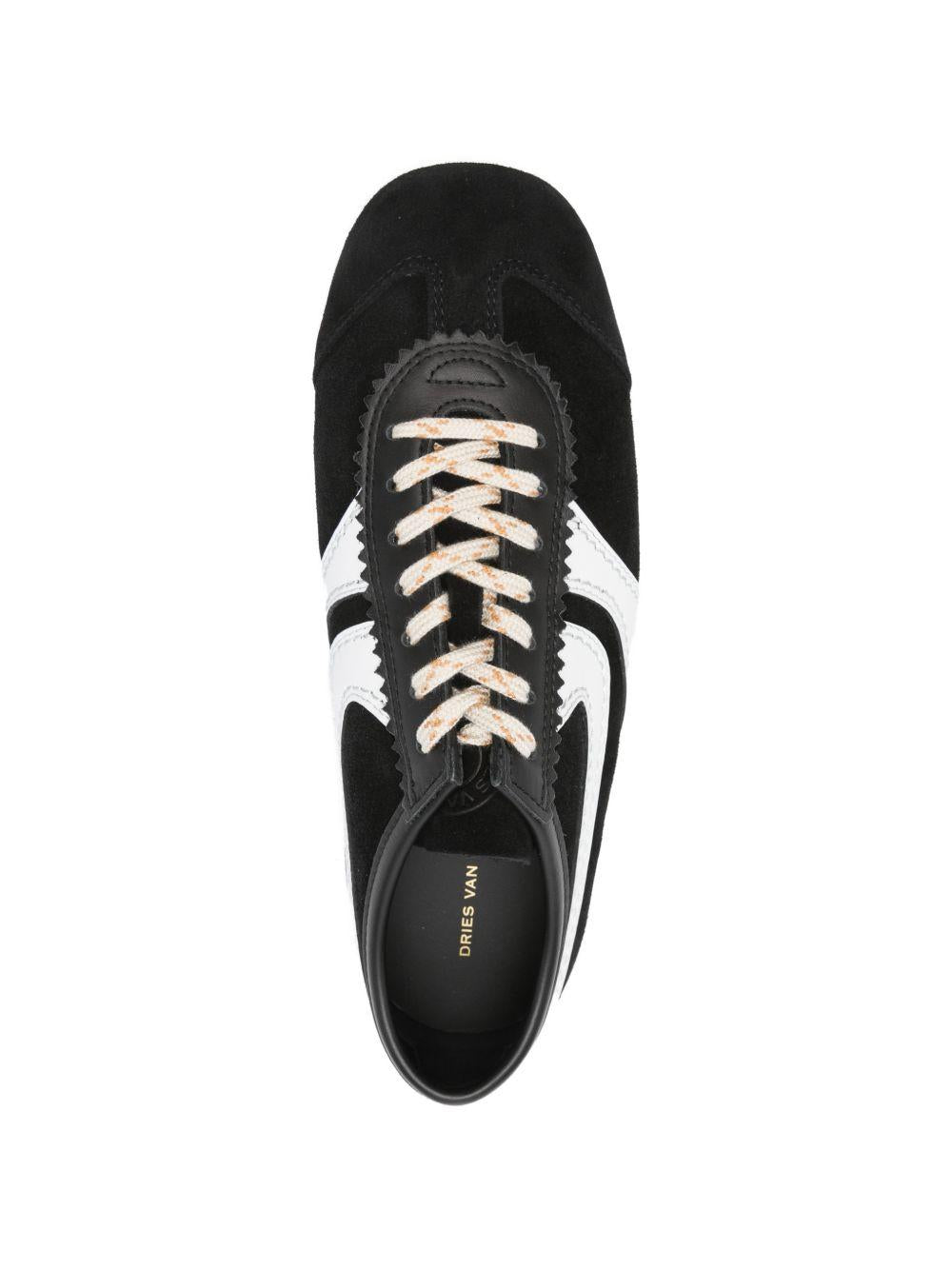 Sneakers con lacci in nero Dries van noten - donna 