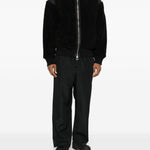 Bomber con zip in nero Oamc peacemaker - uomo 