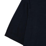 Polo con mezzo bottone in blu Kangra - uomo 