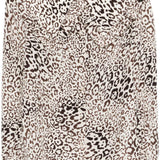 Blusa in seta con stampa leopardata in beige Alessandra rich - donna 