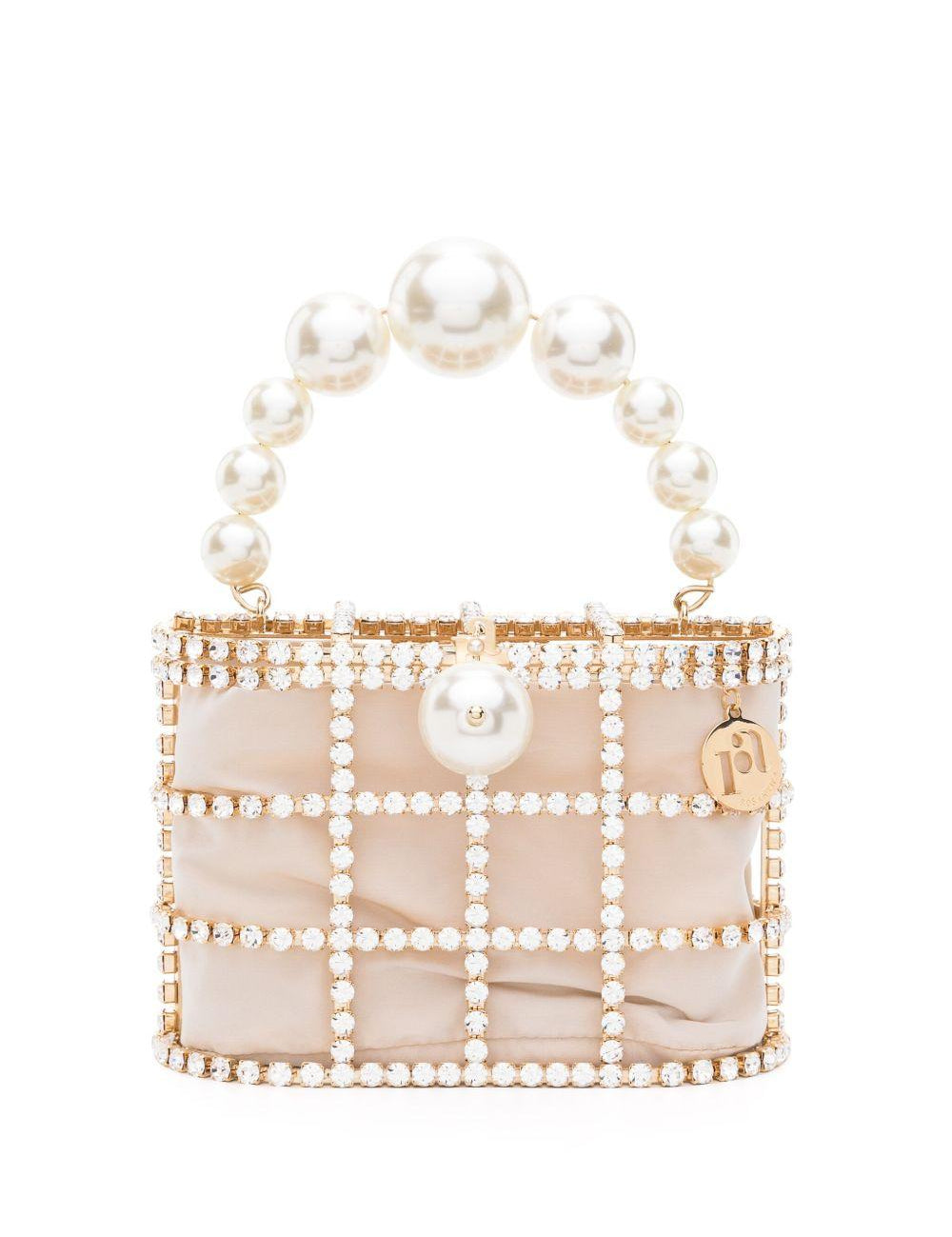 Borsa con cristalli holli in oro Rosantica - donna 