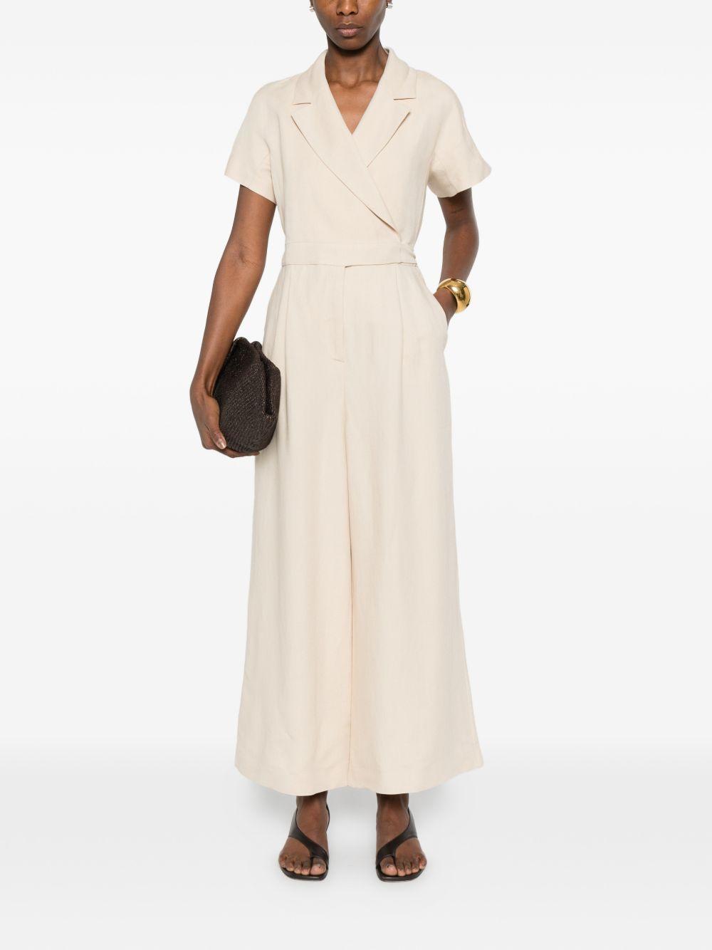 Tuta con culotte avvolgente in avorio Maxmara weekend - donna 