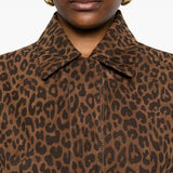 GIACCA CON STAMPA ANIMALIER IN MARRONE Salvatore santoro - donna 