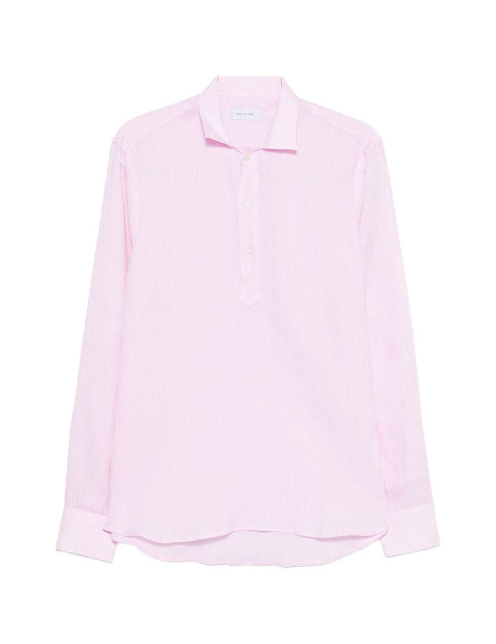 Camicia a maniche lunghe dustin in rosa Tagliatore - uomo 