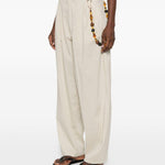 Pantaloni con perline in beige Darkpark - donna 