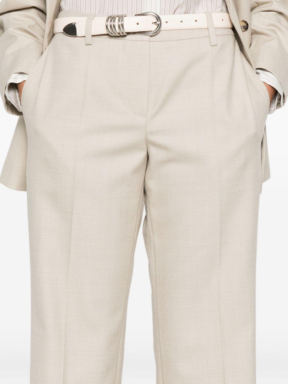 Pantaloni sartoriali in beige Magda butrym - donna 