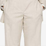 Pantaloni sartoriali in beige Magda butrym - donna 