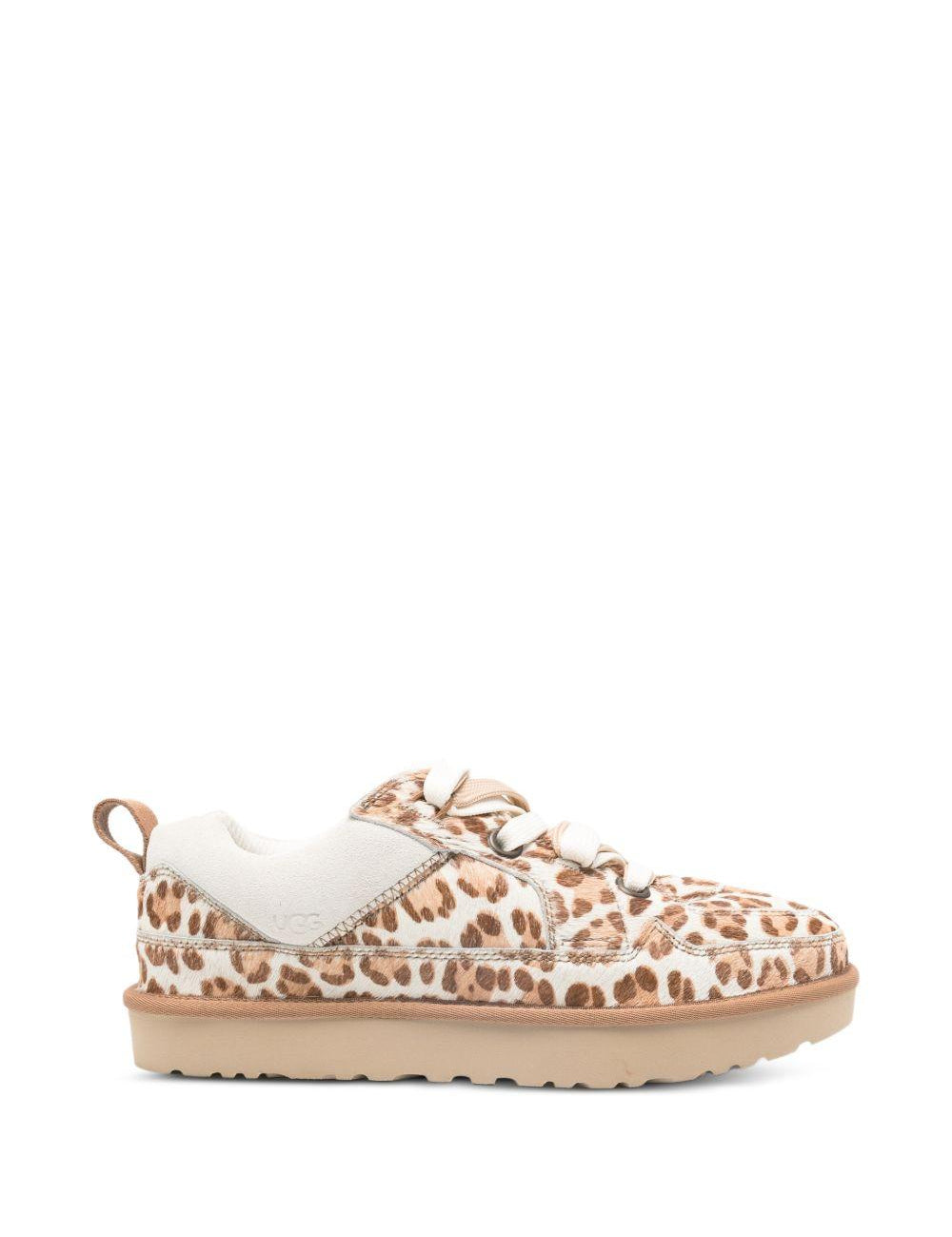 Sneakers con stampa leopardata in beige UGG - donna 