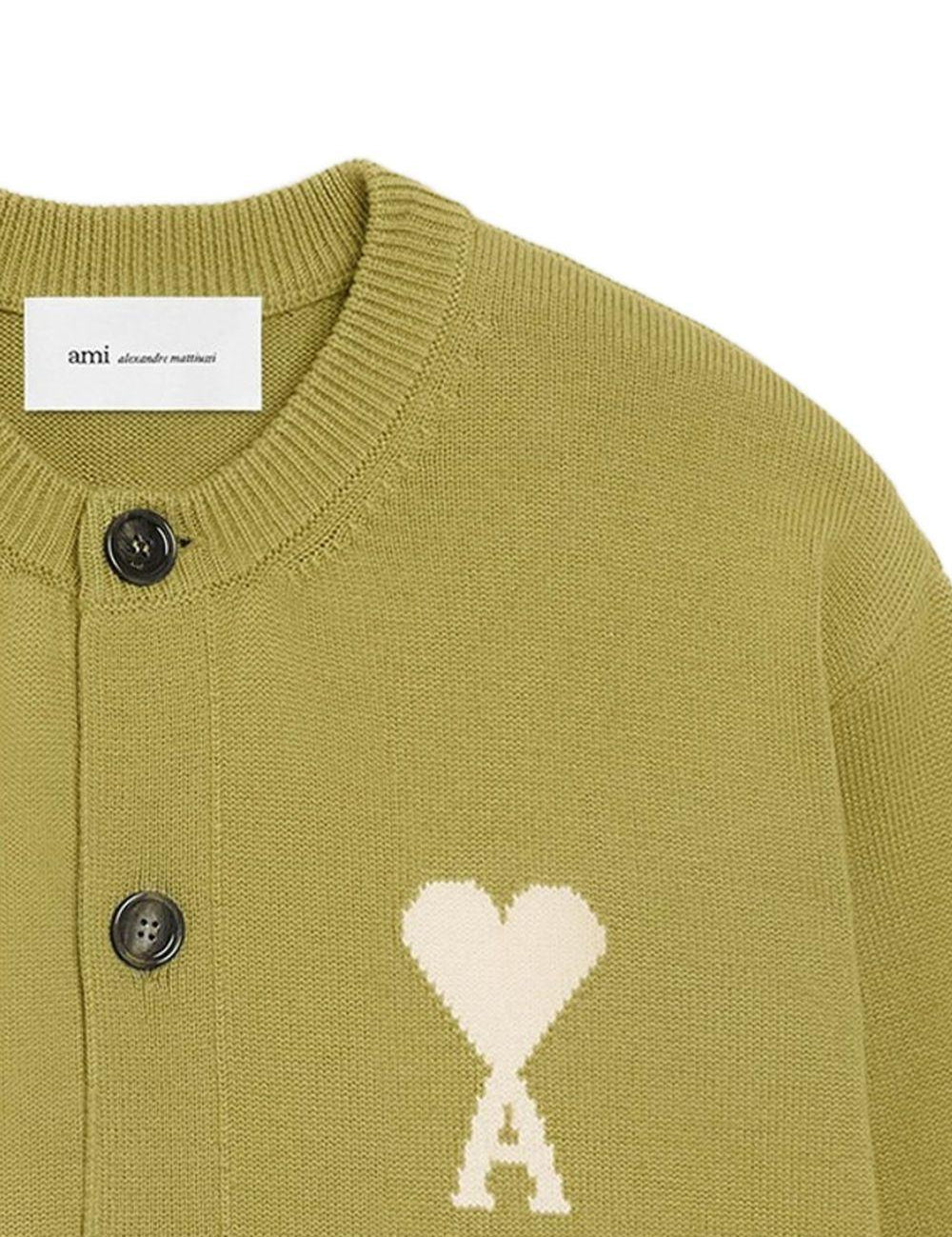 Cardigan con logo Ami de coeur AMI Paris - donna 