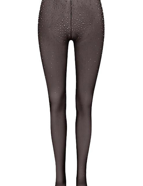Collant con cristalli in marrone Alex perry - donna 