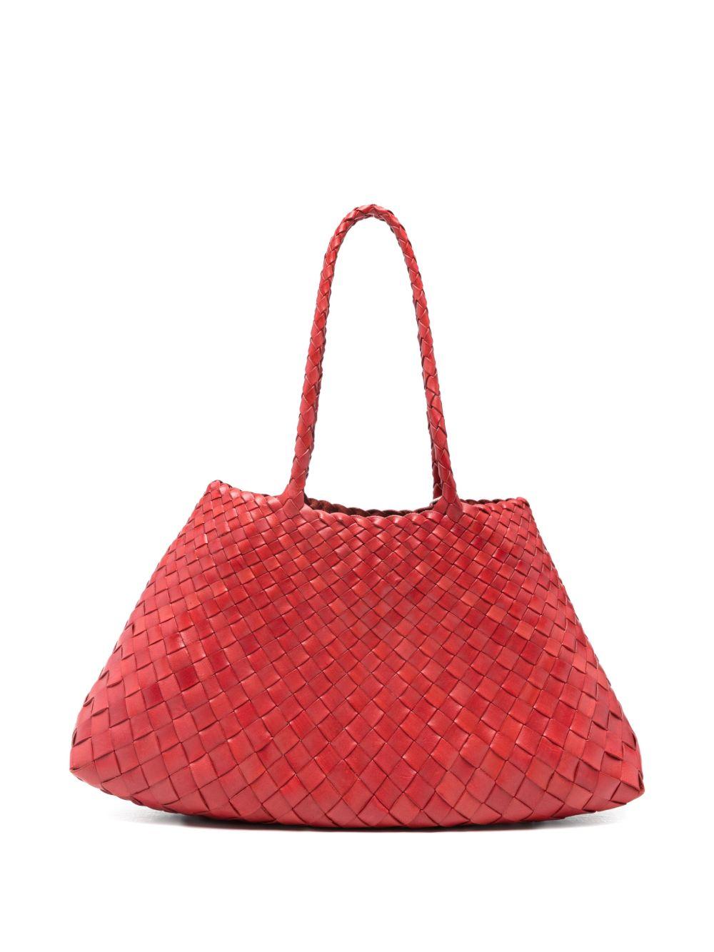 Borsa tote Santa Croce in rosso Dragon Diffusion - donna 