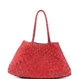Borsa tote Santa Croce in rosso Dragon Diffusion - donna 