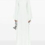 Abito lungo con gemme in verde menta chiaro Amen - donna 