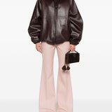 Giacca bomber in pelle marrone Magda Butrym - donna 