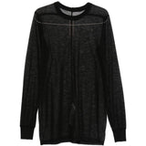 Top a maniche lunghe level ls t in nero Rick owens - uomo 
