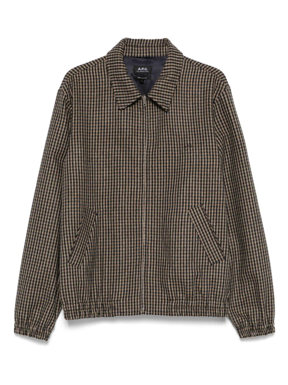 Giacca-camicia Gilbert in marrone A.P.C. - uomo 