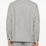 Giacca-camicia con tasche in grigio Eleventy - uomo 