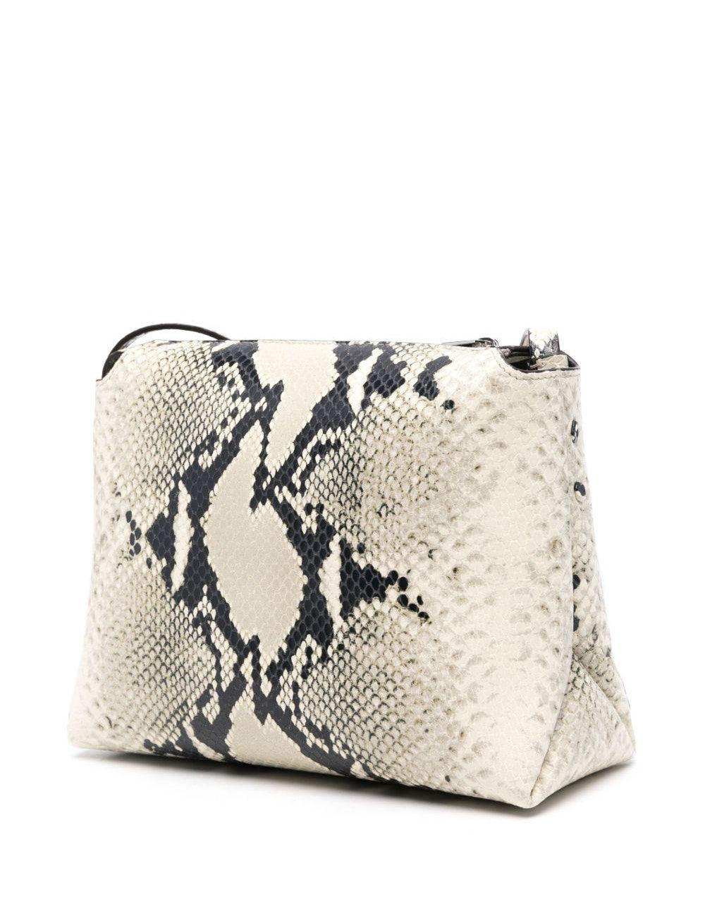 Borsa a tracolla Lina in pelle in beige Khaite - donna 