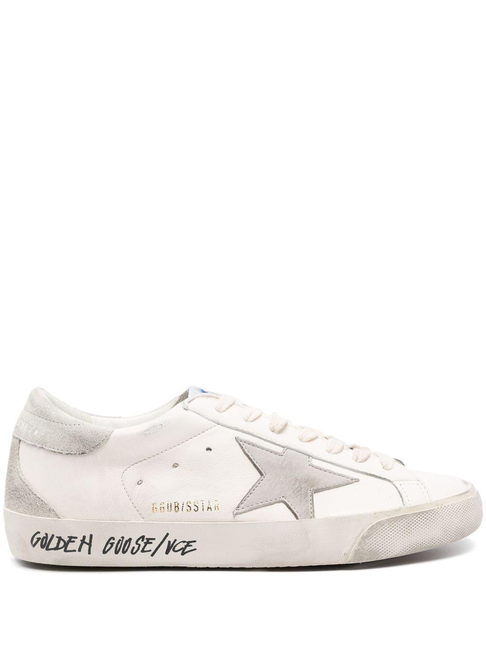 Sneakers Super Star in bianco Golden goose - uomo 