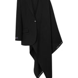 Giacca asimmetrica in nero Moschino - donna 