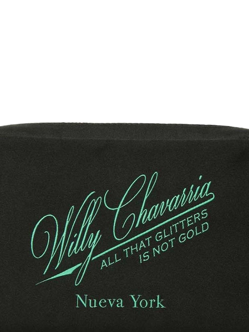 Trousse da bagno con zip in verde Willy chavarria - uomo 