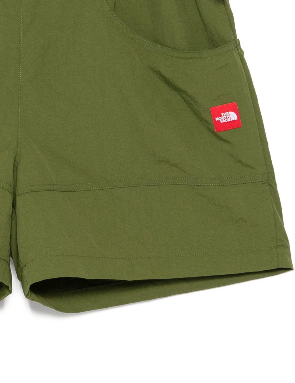 Pantaloncini con dettagli a fibbia in verde The north face - uomo 