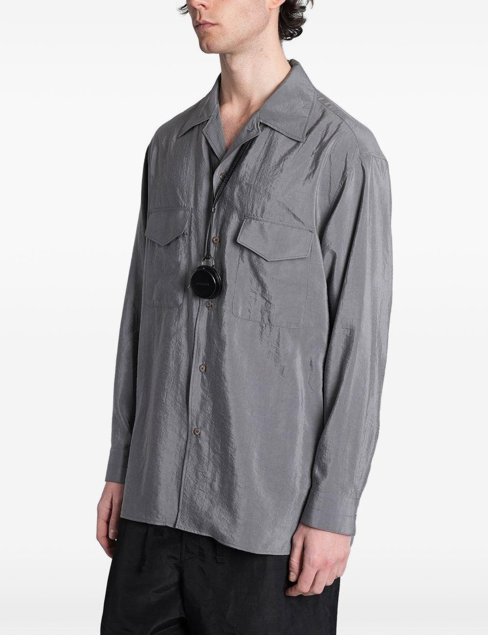 Camicia con tasche in grigio Lemaire - uomo 