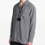 Camicia con tasche in grigio Lemaire - uomo 