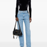 Body a collo alto in nero Mugler - donna 