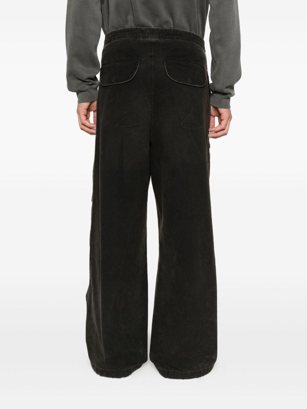 Cargo con tasche barren in nero Entire studios - unisex 