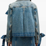 Giacca denim con decorazione in blu Ganni - donna 